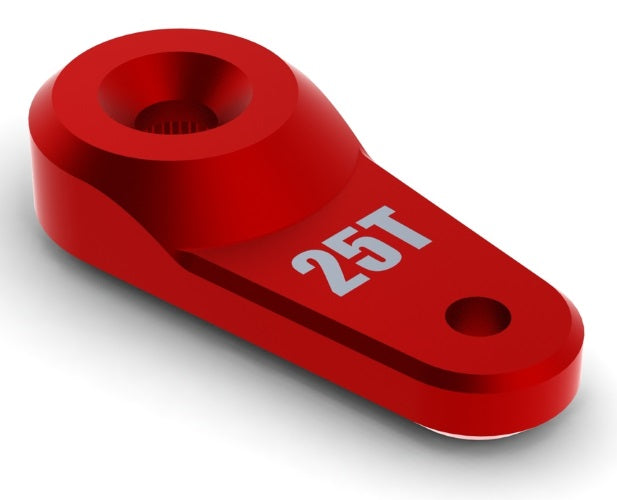 Arrma AR340102 Aluminum Servo Horn Metal 25T Red Nero 6S Nero Fazon