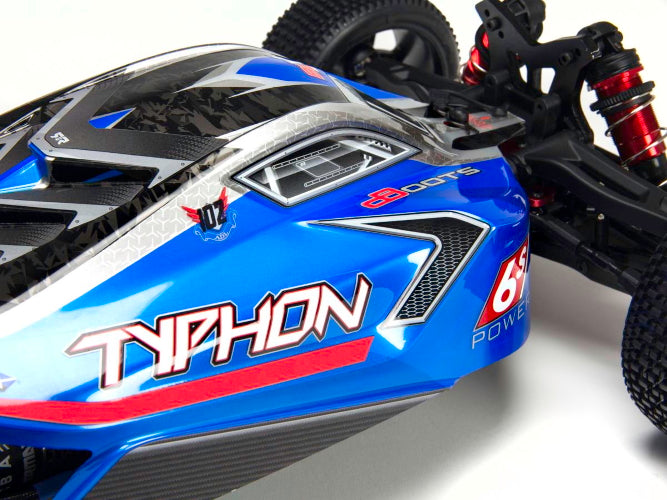 Arrma AR406118 Painted Decaled Trimmed Body (Blue) Typhon 6S Blx