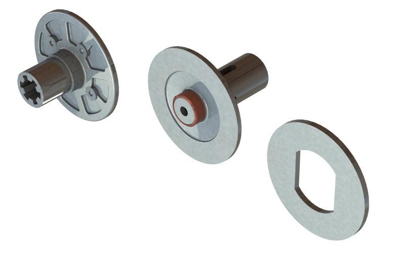 Arrma ARA310946 Slipper Plate & Hub Set Big Rock Granite Kraton Outcast Senton