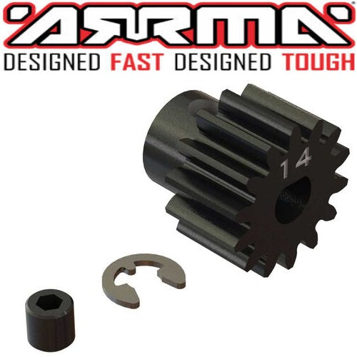 Arrma ARA310961 Pinion Gear 14T HD Mod1 Safe-D5