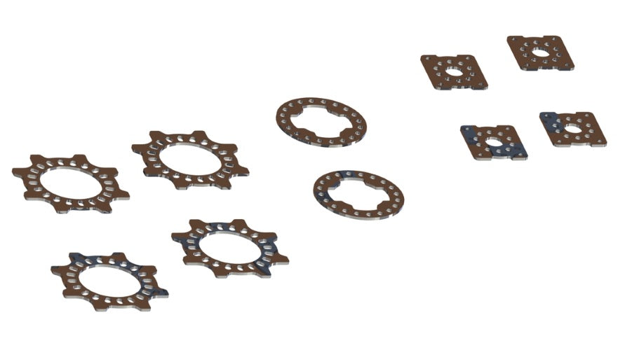 Arrma Limited Slip Differential Plates For 29mm Differential Case Kraton