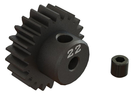 Arrma ARA311084 22T 0.8Mod 1/8" Bore CNC Steel Pinion Gear