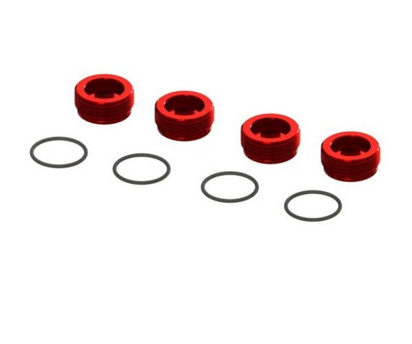 Arrma Aluminum Front Hub Nut Red Kraton OUTCAST NOTORIOUS 1/7 Felony 6S