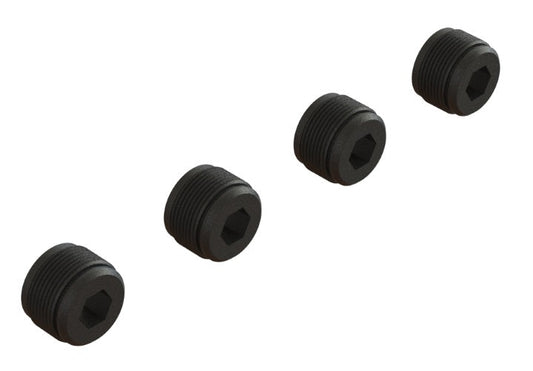 Arrma ARA330582 Hub Nut (Black) (4 Pieces) Kraton 8S Outcast 8S