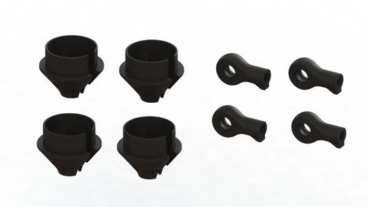 Arrma ARA330608 HD Shock Rod End and Spring Cup Set (2 Pair) 1/7 Mojave