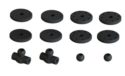 Arrma Shock Set Bore 16mm Length 134mm Piston  8x1.4mm OIL 1000cst Kraton