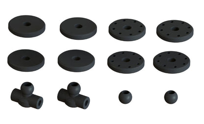 Arrma Shock Set Bore 16mm Length 104mm Piston  8x1.2mm OIL 550CST Typhon