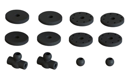 Arrma Shock Set Bore 16mm Length 104mm Piston  8x1.2mm OIL 550CST Typhon
