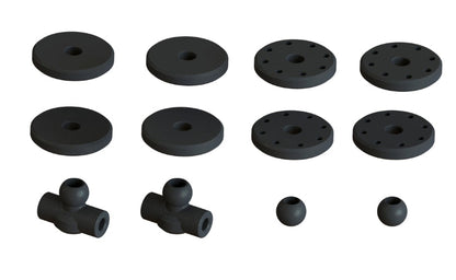 Arrma Shock Set Bore 16mm Length 124mm Piston 8X1.4mm Oil 2000CST Talion