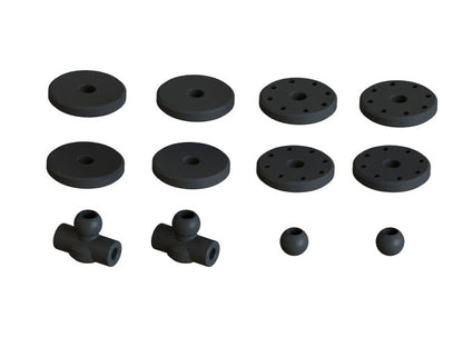 Arrma Shock Set Bore 16mm Length:77mm Piston: 8X1.2MM Oil:2000CST Infraction
