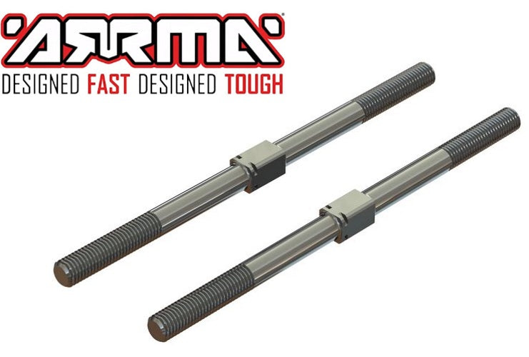 Arrma ARA330746 Steel Turnbuckle M7x130mm Silver (2) 1/5 Kraton / Outcast