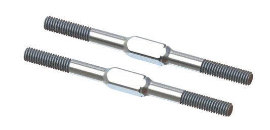 Arrma ARA340177 Steel Turnbuckle M4x60mm Silver (2) Mojave