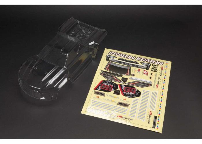 Arrma ARA406158 Clear Body with Decals Kraton 6S BLX
