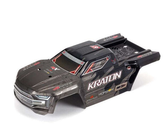 Arrma ARA406159 EXB Painted Trimmed Body Black KRATON 6S BLX