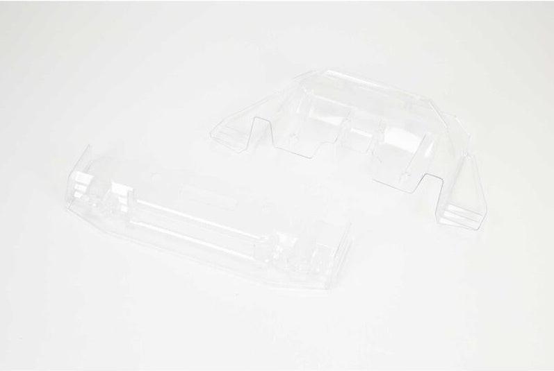 Arrma ARA410012 Clear Splitter And Diffuser Trimmed FELONY 6S BLX