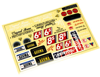 Arrma 1/7th Body Accessories Set A Felony 6S 1/7 Limitless 1/7 Infraction