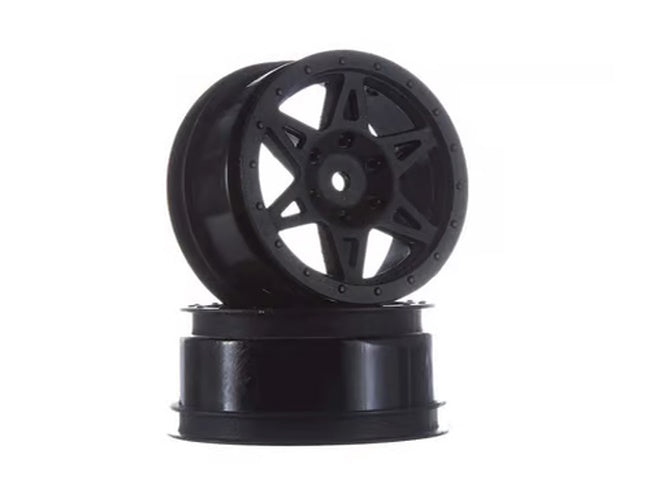 Arrma ARA510038 Wheel Front, Black: Raider