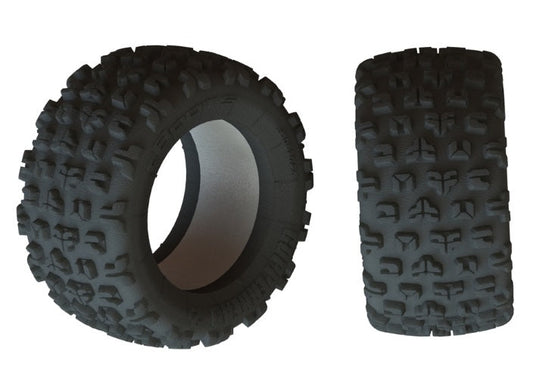Arrma 1/5 dBoots Copperhead2 SB MT Front/Rear 2.8 Tire & Inserts (2)