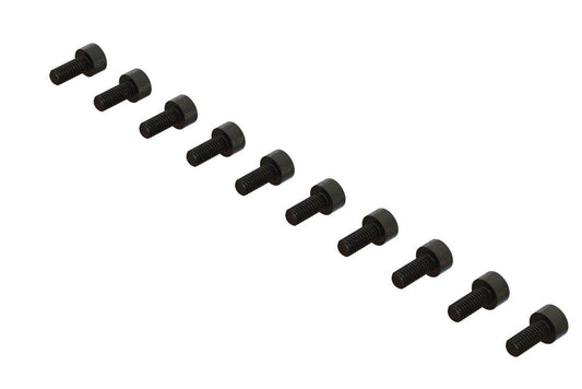 Arrma ARA702008 Cap Head Hex Machine Screw, M2.5x6mm (10)