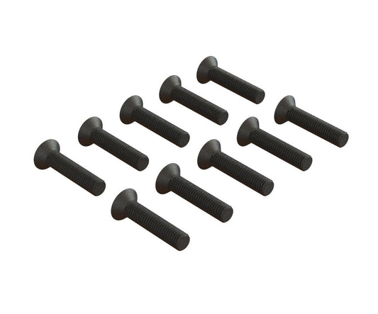 Arrma Flat Head Hex Machine Screw M3x14mm (10)
