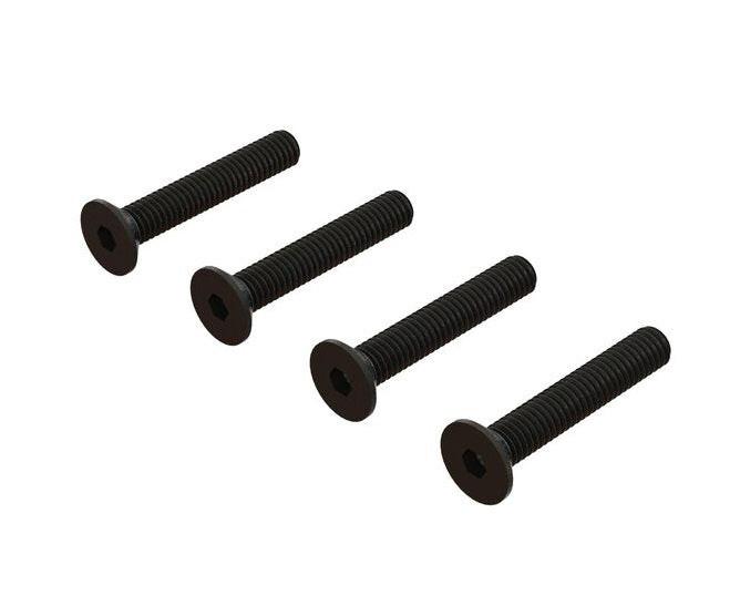 Arrma ARA722424 Flat Head Hex Machine Screw M4x24mm (4) VENDETTA