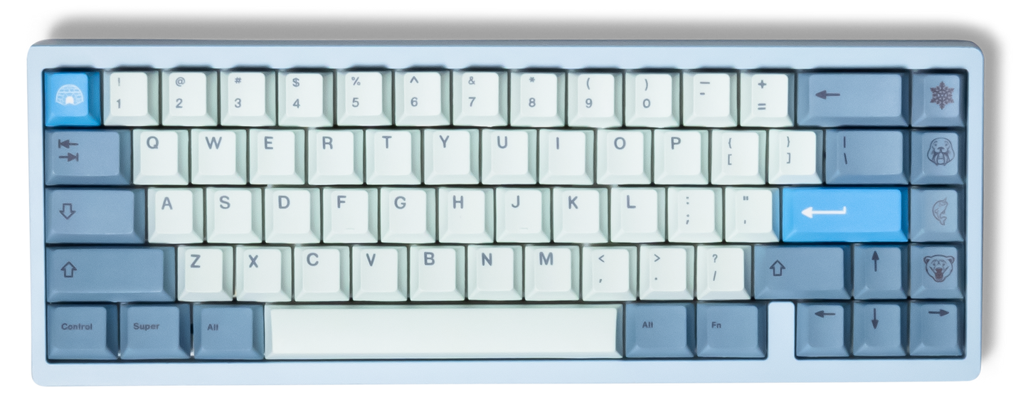 Arctic PBT Keycaps