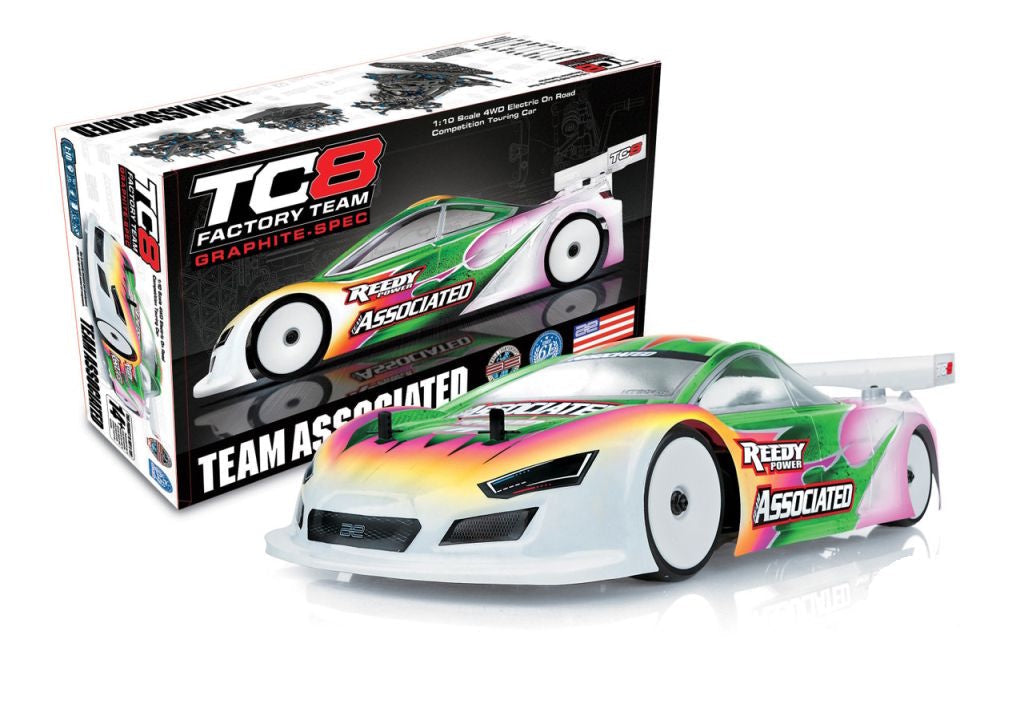 Associated 30141 RC10 TC8 Graphite-Spec Team 1/10 On-Road Touring Car Kit