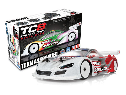 Team Associated 1/10 TC8 Steel-Spec 4x4 Touring Car Team Kit