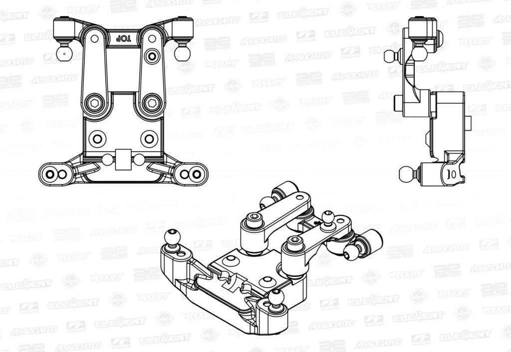 Associated 90053 RC10B6 Builder's Support Kit 2