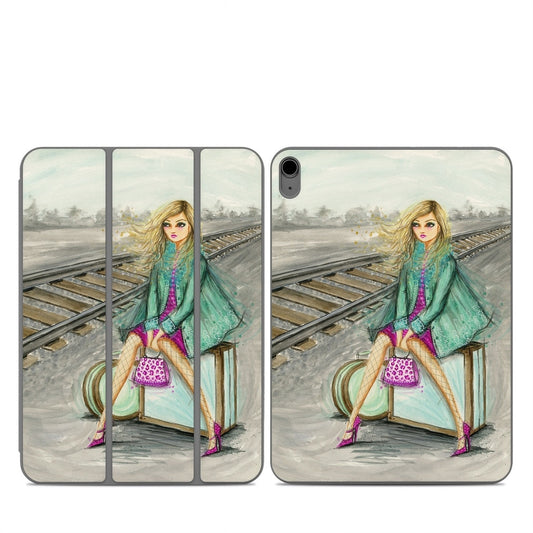 Lulu Waiting by the Train Tracks - Apple Smart Folio Skin