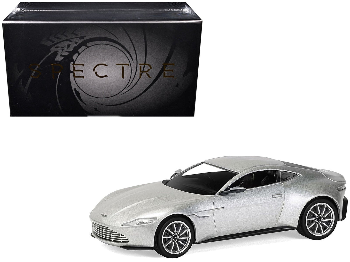 Aston Martin DB10 RHD (Right Hand Drive) Silver Metallic James Bond 007 "Spectre" (2015) Movie Diecast Model Car by Corgi  free shipping USA