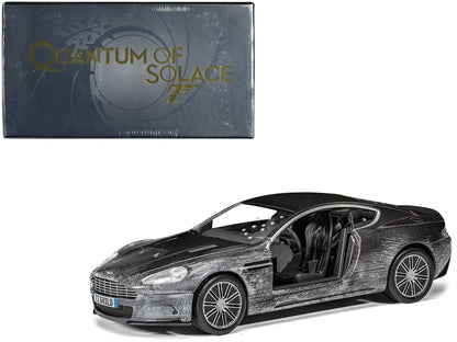 Aston Martin DBS Gray Metallic (Damaged Version) James Bond 007 "Quantum of Solace" (2008) Movie Diecast Model Car by Corgi  free shipping USA