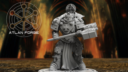 Templar Veterans by Atlan Forge – 3-Man Modular Resin Printed Grimdark Squad (28/32mm)
