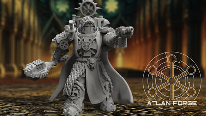Templar Argenta by Atlan Forge – 5-Man Modular Resin Printed Grimdark Squad (28/32mm)