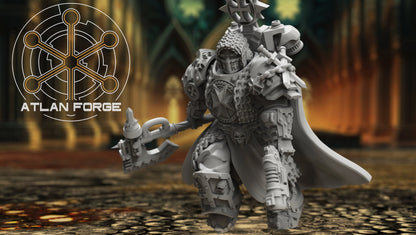 Templar Argenta by Atlan Forge – 5-Man Modular Resin Printed Grimdark Squad (28/32mm)