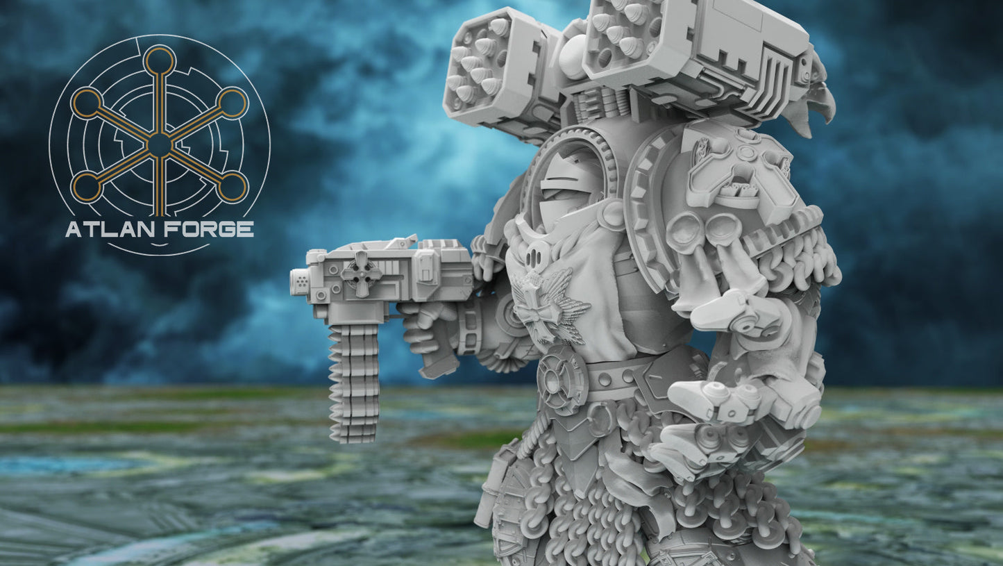 Templar Crusaders by Atlan Forge – 5-Man Modular Resin Printed Grimdark Squad (28/32mm)