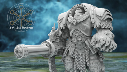 Templar Crusaders by Atlan Forge – 5-Man Modular Resin Printed Grimdark Squad (28/32mm)