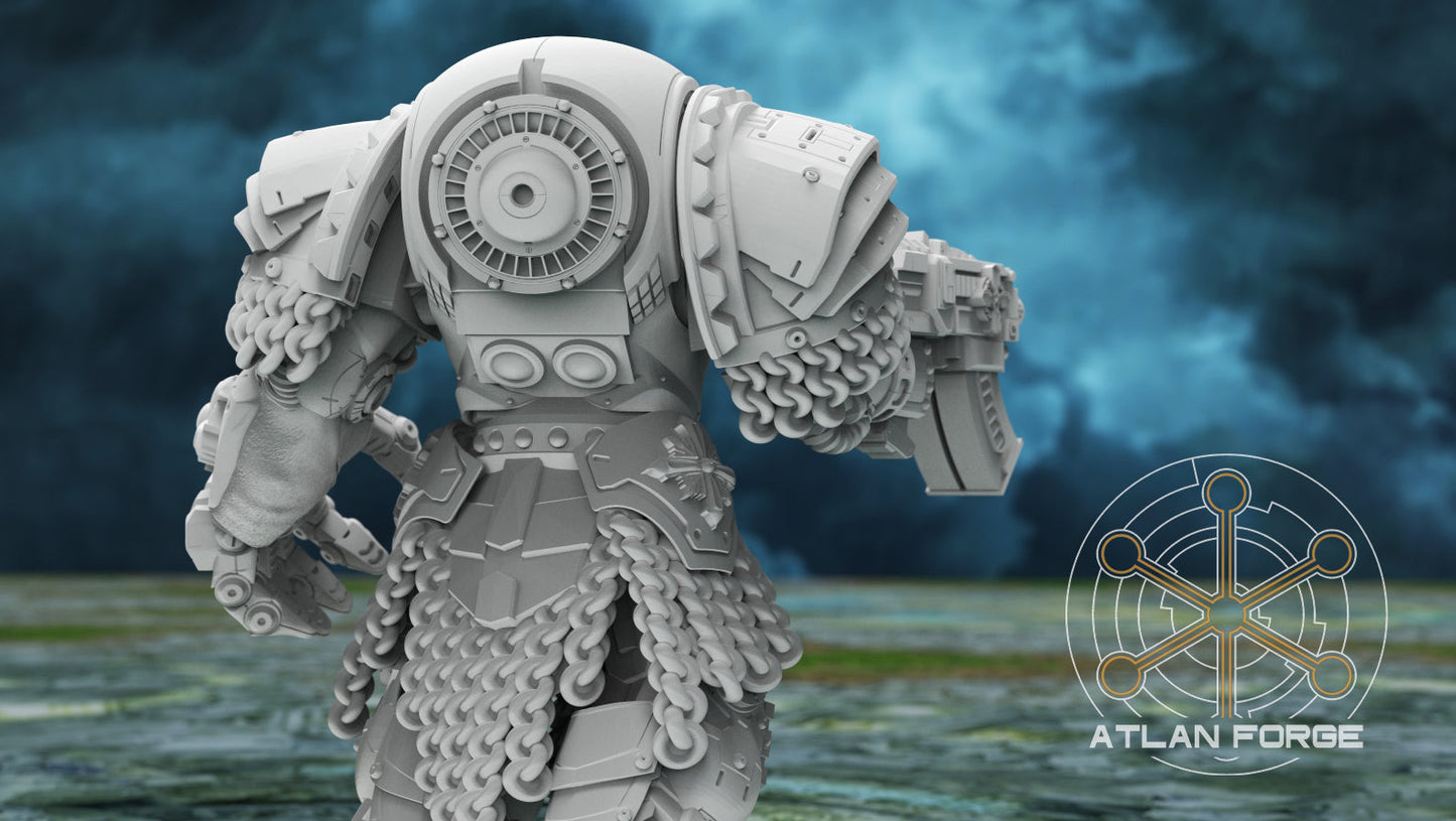 Templar Crusaders by Atlan Forge – 5-Man Modular Resin Printed Grimdark Squad (28/32mm)