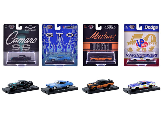 "Auto-Drivers" Set of 4 pieces in Blister Packs Release 133 Limited Edition to 8000 pieces Worldwide 1/64 Diecast Model Cars by M2 Machines  free shipping USA