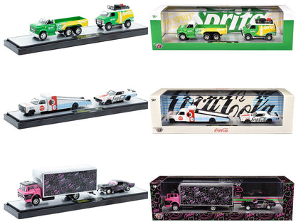 Auto Haulers "Soda" Set of 3 pieces Release 38 Limited Edition to 8000 pieces Worldwide 1/64 Diecast Models by M2 Machines  free shipping USA