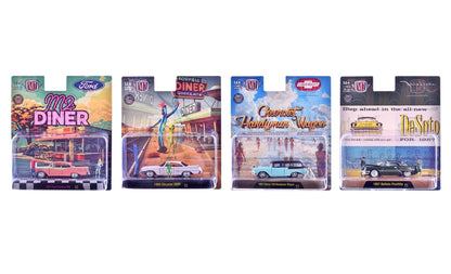 "Auto News" Release 16 Set of 4 Cars Limited Edition to 8500 pieces Worldwide 1/64 Diecast Model Cars by M2 Machines  free shipping USA