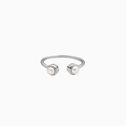 Double Pearl Ring by Awe Inspired