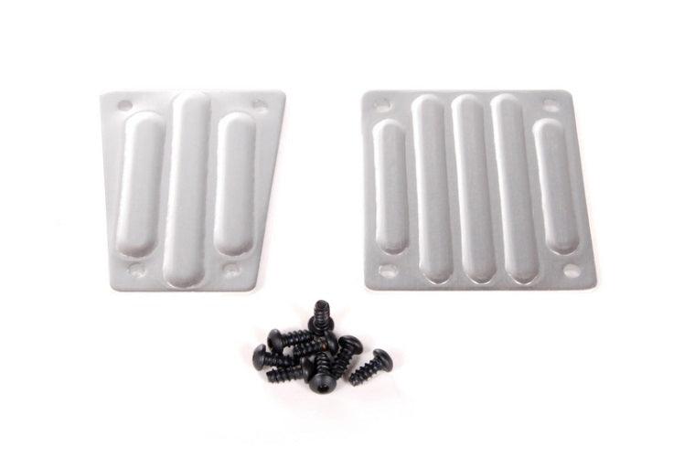 Axial AX30799 EXO Bumper Skid Plates Aluminum (Front and Rear)