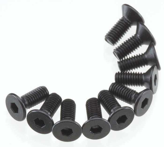 Axial AXA144 XR10 Wraith Score RR10 Bomber SCX10 MAX-D Hex Flat Head Screw 3X8mm