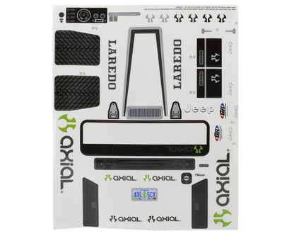 Axial AXI-3864 Jeep CJ-7 Clear Body Set SCX10 III