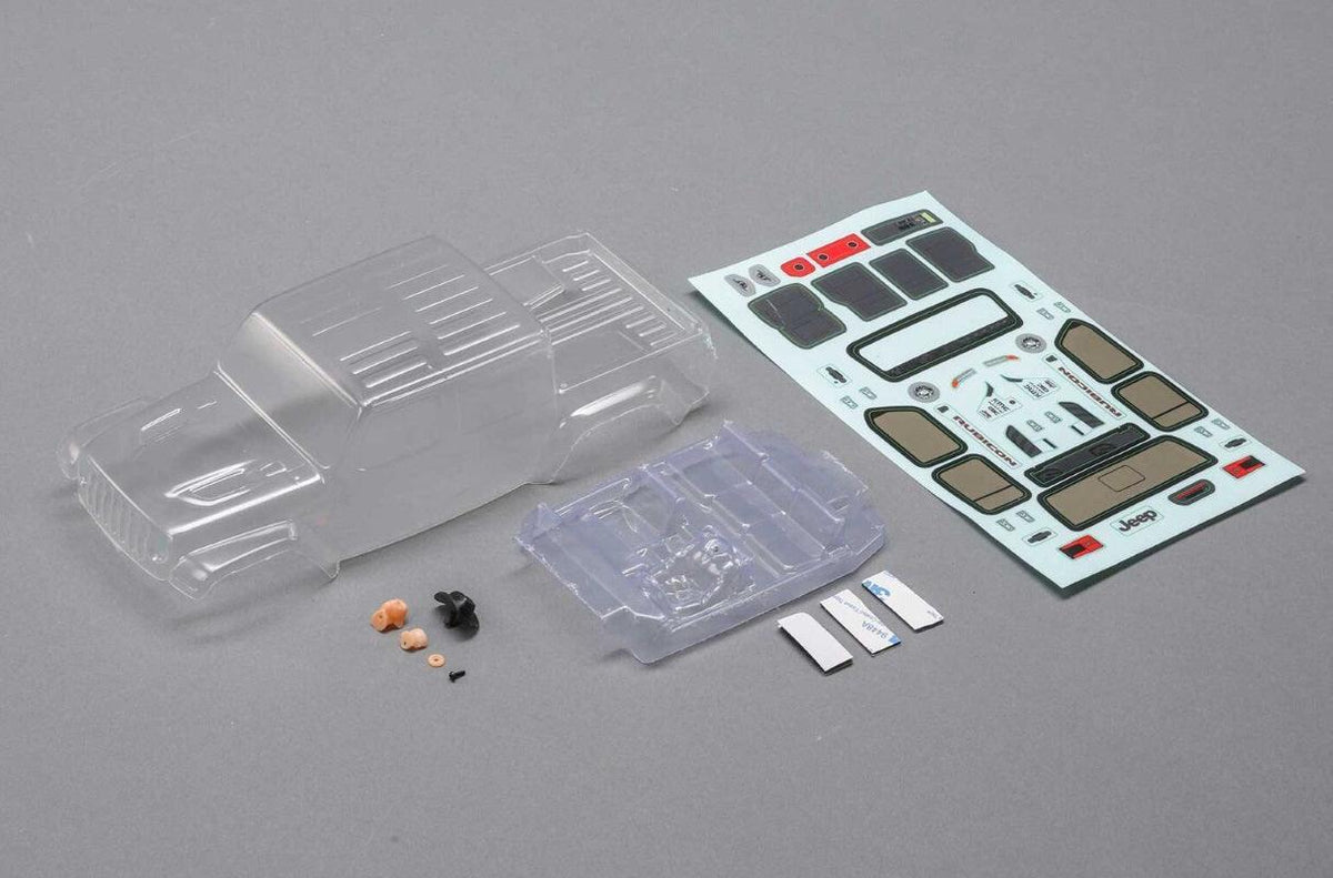 Axial AXI200005 Body Set Clear SCX24 Jeep JT Gladiator