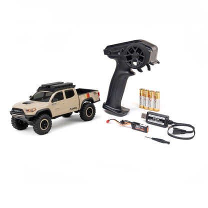 Axial SCX30 Toyota Tacoma TRD Pro Brushed Rock Crawler Tan 1/30 RTR 4WD AXI-3289T2