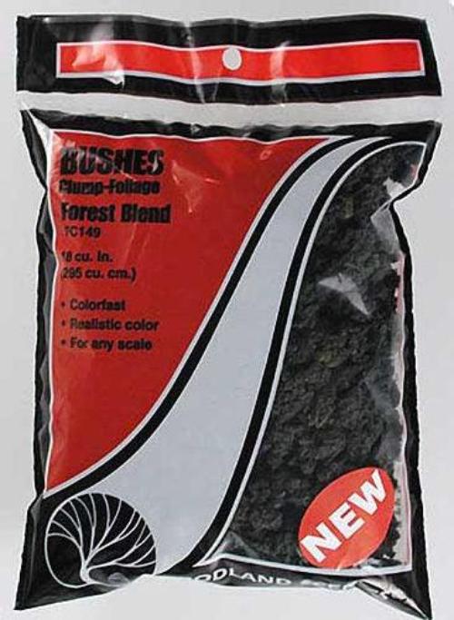 Woodland Scenics FC149 Bushes Clump Foliage Forest Blend Bag Train Scenery