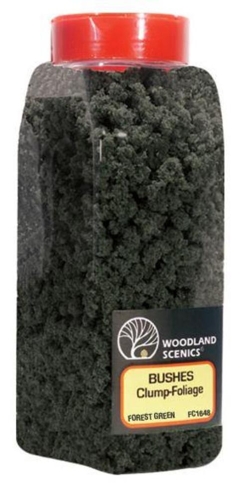 Woodland Scenics FC1648 N/HO Bushes Shaker Forest Green 32 oz Train Scenery