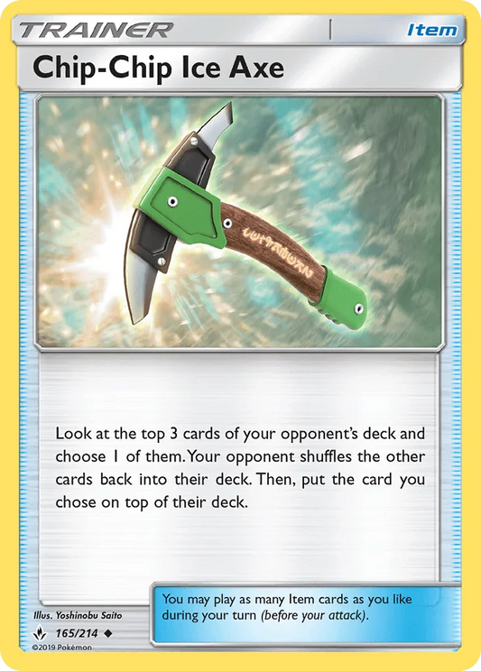 Chip-Chip Ice Axe (165/214) [Sun & Moon: Unbroken Bonds]